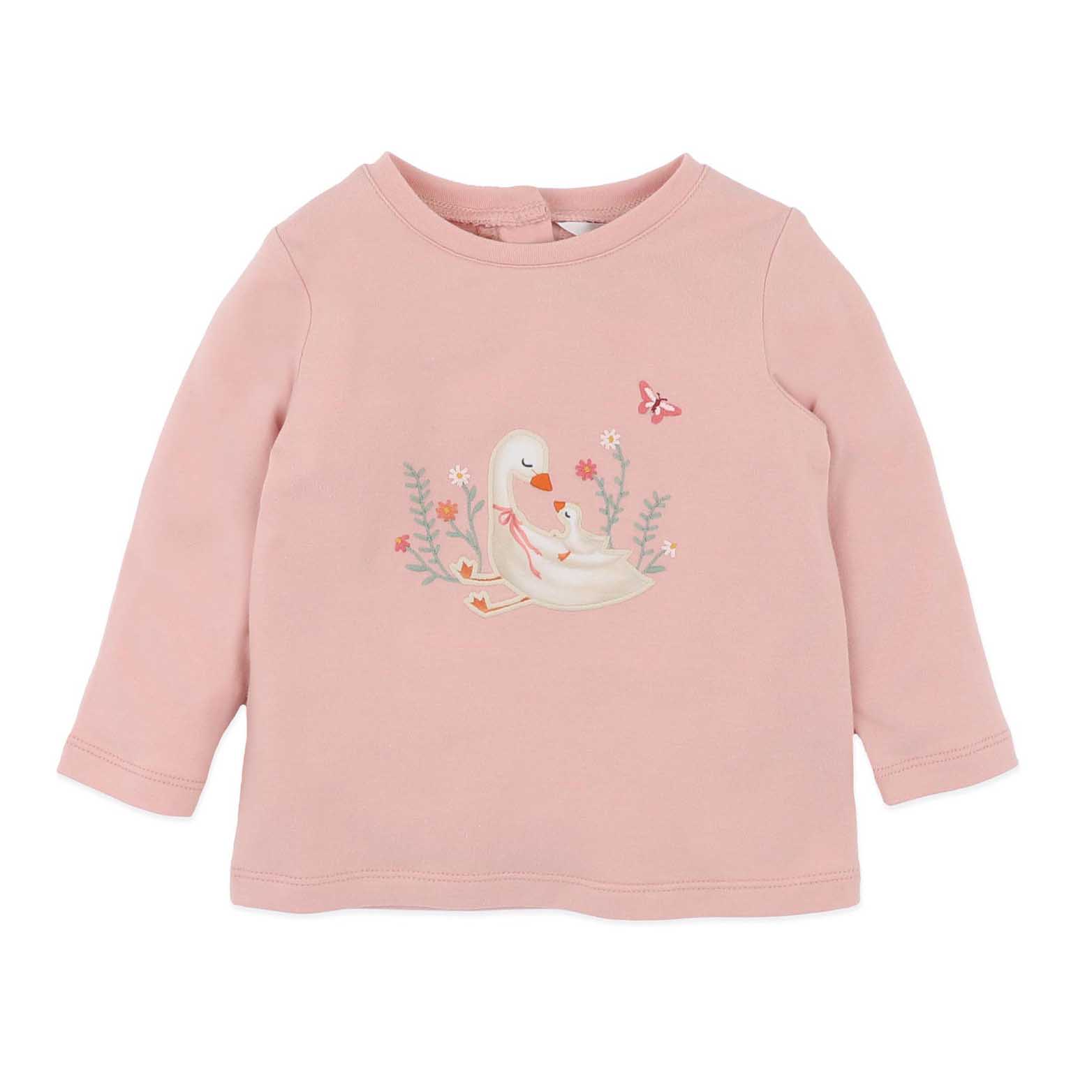 B&eacute;b&eacute; Emmy Ducks And Flowers Ls Tee